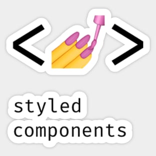 Styled components Sticker